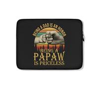 Custodia per Computer Portatile Being A Dad Is An Honor Being A Papaw Is Priceless Sleeve per Laptop Multicolore Impermeabile Custodia Protettiva per Laptop 15In, per Laptop, Notebook