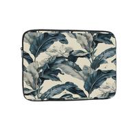 Custodia per Computer Portatile Big Banana Leaves Borsa Porta Multicolore Impermeabile Custodia Notebook, per Computer, Notebook, Office, 15In