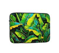 Custodia per Computer Portatile Big Green Banana Leaves Sleeve per Laptop Resistente Impermeabile Custodia per Laptop, per Travel, Notebook, Computer, 15In