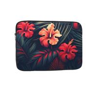Custodia per Computer Portatile Big Leaves Flower Sleeve per Laptop Impermeabile Resistente Custodia Notebook, per Office, Computer, Notebook, 15In