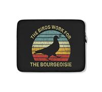 Custodia per Computer Portatile Birds Work for The Bourgeoisie Funny Conspiracy Theory Sleeve per Laptop Resistente Antiurto Custodia Notebook 15In, per Notebook, Laptop