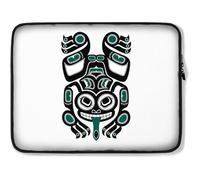 Custodia per Computer Portatile Blue And Black Tree Frog Custodia per Laptop Multicolore Antiurto Custodia Notebook 15In, per Computer Portatile, Laptop