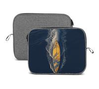 Custodia per computer portatile, borsa da trasporto resistente all'acqua con stampa tavola da surf da 13 a 14 pollici