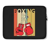 Custodia per Computer Portatile Boxing Sport Retro Custodia Notebook Multicolore Impermeabile Portatile Borsa 15In, per Computer Portatile, Laptop
