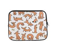 Custodia per Computer Portatile Cane Bassotto Carino Custodia Notebook Antiurto Comfyable Borsa per Laptop, per Computer Portatile, Notebook, 15In