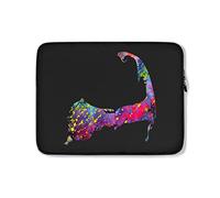 Custodia per Computer Portatile Cape cod Map Watercolor Custodia per Laptop Comfyable Antiurto Custodia Notebook 15In, per Laptop, Notebook