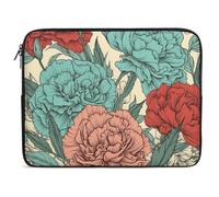 Custodia per Computer Portatile Carnations of Red Colors Borsa da Trasporto Comfyable Impermeabile Custodia per Laptop, per Computer, Travel, Notebook, 15In