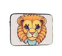 Custodia per Computer Portatile Cartoon Cute Little Lion Prints Borsa da Trasporto Resistente Impermeabile Custodia Notebook, per Computer, Notebook, Office, 15In