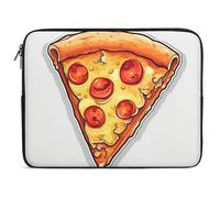 Custodia per Computer Portatile Cartoon Pizza Borsa Porta Multicolore Impermeabile Custodia per Laptop, per Computer, Notebook, Office, 15In