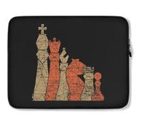 Custodia per Computer Portatile Chessmen Retro Chess Custodia per Laptop Comfyable Resistente Sleeve per Laptop 15In, per Laptop, Notebook