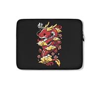Custodia per Computer Portatile Chinese Traditional Dragon Borsa Porta Multicolore Impermeabile Borsa per Laptop 15In, per Laptop, Notebook