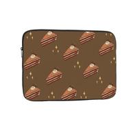 Custodia per Computer Portatile Chocolate Squares Cake Prints Sleeve per Laptop Comfyable Resistente Custodia Notebook, per Office, Travel, Notebook, 15In