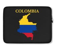 Custodia per Computer Portatile Colombia Map Flag Custodia Protettiva per Laptop Comfyable Antiurto Sleeve per Laptop 15In, per Notebook, Laptop