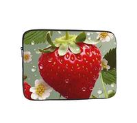 Custodia per computer portatile con adorabile fragola, custodia per computer portatile da 15 pollici