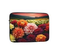 Custodia per computer portatile con bellissimi fiori colorati borsa per computer portatile Custodia per computer da 17 pollici copertura protettiva per notebook