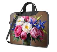 Custodia per computer portatile con bouquet colorato: una sinfonia di fiori borsa per laptop borsa tote per donne borsa per laptop, Colore, 29x40cm
