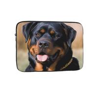 Custodia per computer portatile con cane Rottweiler Borsa per computer portatile da 12 pollici Custodia protettiva per notebook