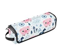 Custodia per computer portatile con cuscinetto resistente al calore da 13 pollici 14 pollici maiale e strumenti di riscaldamento nordico borsa organizer da viaggio