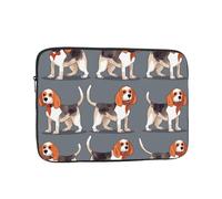 Custodia per computer portatile con motivi Beagle Borsa per computer portatile Custodia per computer da 15 pollici Custodia protettiva per notebook
