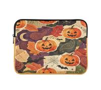 Custodia per computer portatile con motivo zucca dipinta Carioca da 15 a 16 pollici, custodia per computer trapuntata custodia protettiva per donne e uomini, lavoro e viaggi