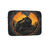 Custodia per computer portatile con motore a vapore da 13 pollici vintage treno borsa per laptop per donne e uomini, borsa da trasporto per computer aziendale resistente all'acqua custodia antiurto