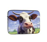 Custodia per computer portatile con mucca carina borsa per computer portatile custodia da 12 pollici custodia protettiva per notebook
