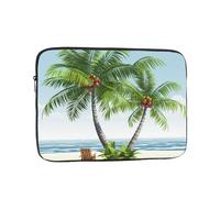 Custodia per computer portatile con palma tropicale da 12 pollici
