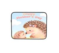 Custodia per computer portatile con riccio per la festa della mamma, borsa da lavoro per tablet, borsa da lavoro da 10 pollici