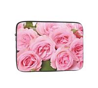 Custodia per computer portatile con rose fresche rosa, custodia per computer da 15 pollici, custodia protettiva per notebook