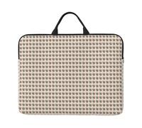 Custodia per computer portatile con stampa di stile musicale, leggera, impermeabile, per lavoro, viaggi, pendolarismo