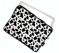 Custodia per computer portatile con stampa mucca da 13 a 15 pollici/custodia in neoprene resistente all'acqua per notebook e tablet, borsa per il trasporto, per HP/Dell/Lenovo/Asus/Acer/Apple