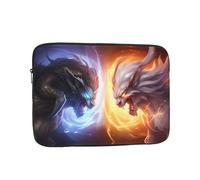 Custodia per Computer Portatile Confrontation Beast Borsa da Trasporto Impermeabile Multicolore Portatile Borsa, per Computer, Notebook, Travel, 15In