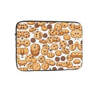 Custodia per Computer Portatile Cookies Food Chocolate Chip Biscuits Prints Borsa da Trasporto Antiurto Impermeabile Custodia Notebook, per Computer, Notebook, Office, 15In