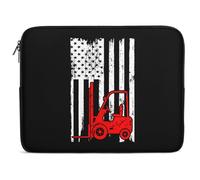 Custodia per Computer Portatile Crane U.S.A Flag Sleeve per Laptop Comfyable Multicolore Portatile Borsa, per Office, Notebook, Travel, 15In