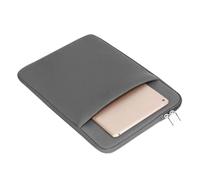 Custodia per computer portatile, custodia protettiva per laptop con tasca laterale, supporto per notebook di grande capacità, borsa da viaggio con cerniera per laptop da 13 pollici, grigio, Refer to