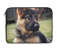 Custodia per Computer Portatile Cute Dog Puppy Sleeve per Laptop Multicolore Impermeabile Custodia per Laptop, per Travel, Notebook, Office, 15In