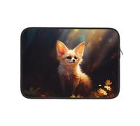 Custodia per Computer Portatile Cute Fennec Fox Print Borsa per Laptop Comfyable Resistente Borsa da Trasporto 15In, per Notebook, Computer Portatile