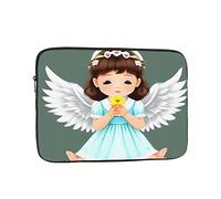 Custodia per Computer Portatile Cute Little Angel Prints Borsa Porta Comfyable Multicolore Custodia Notebook, per Computer, Notebook, Travel, 15In