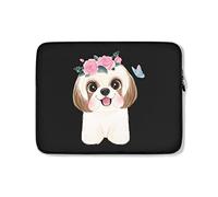 Custodia per Computer Portatile Cute Shih Tzu Custodia Protettiva per Laptop Impermeabile Multicolore Custodia per Laptop 15In, per Notebook, Laptop