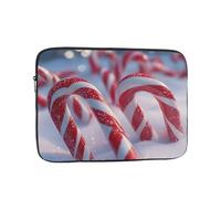 Custodia per computer portatile da 10 pollici Custodia per il trasporto del computer antiurto Copertura protettiva Candy Canes Custodia per laptop Custodia sottile
