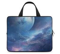 Custodia per computer portatile da 10 pollici, custodia protettiva sottile con nebulosa e luna