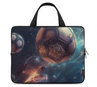 Custodia per computer portatile da 12 pollici Borsa da trasporto Calcio in Nebulosa e Spazio Custodia per laptop Custodia protettiva sottile