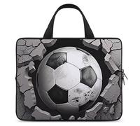 Custodia per computer portatile da 12 pollici, borsa da trasporto per computer da calcio e foro rotto, custodia protettiva sottile