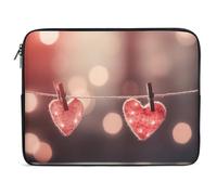 Custodia per computer portatile da 12 pollici Borsa protettiva per laptop da appendere a forma di cuore Custodia per laptop antiurto Valigetta per computer impermeabile