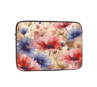 Custodia per computer portatile da 13 pollici antiurto custodia per laptop paesaggio naturale fiori custodia per laptop custodia per il trasporto