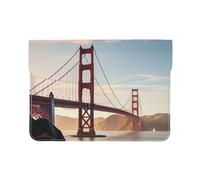 Custodia per computer portatile da 13 pollici Custodia per laptop antiurto Borsa per computer Golden Gate Bridge Custodia per computer Copertura per il trasporto