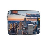 Custodia per computer portatile da 13 pollici, custodia protettiva morbida con stampa New York City, borsa sottile e leggera appositamente compatibile con MacBook da 13 pollici, adatta per alcuni PC