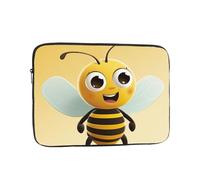 Custodia per computer portatile da 13 pollici, impermeabile, resistente agli urti, custodia per il trasporto di notebook con api dei cartoni animati, borsa leggera