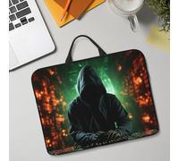 Custodia per computer portatile da 14", leggera, impermeabile, antiurto, custodia da viaggio per tablet da hacker attacco con maniglia per notebook da 13-14 pollici