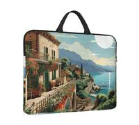 Custodia per computer portatile da 14 pollici antiurto borsa per computer estiva mediterranea borsa per computer resistente all'acqua Custodia per il trasporto del computer